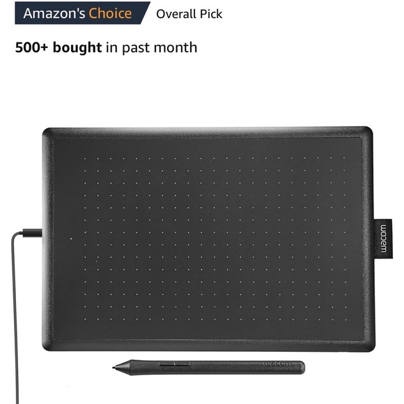 Wacom One Drawing Tablet- Perfect for Graphic Design/UX/UI/Illustrations - Picture 4 of 5